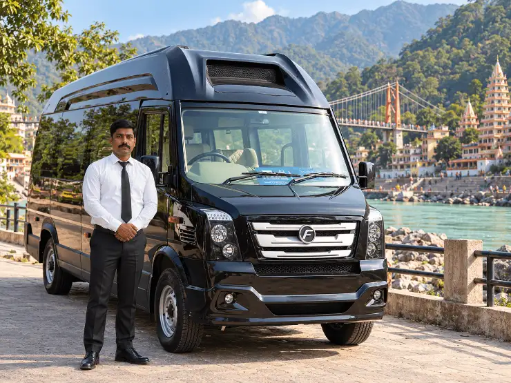 Hire Force Tempo Traveller in Rishikesh